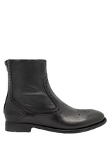 LeMargo LeMargo LE4G Black Flat Boot With Stretch Calf Saba