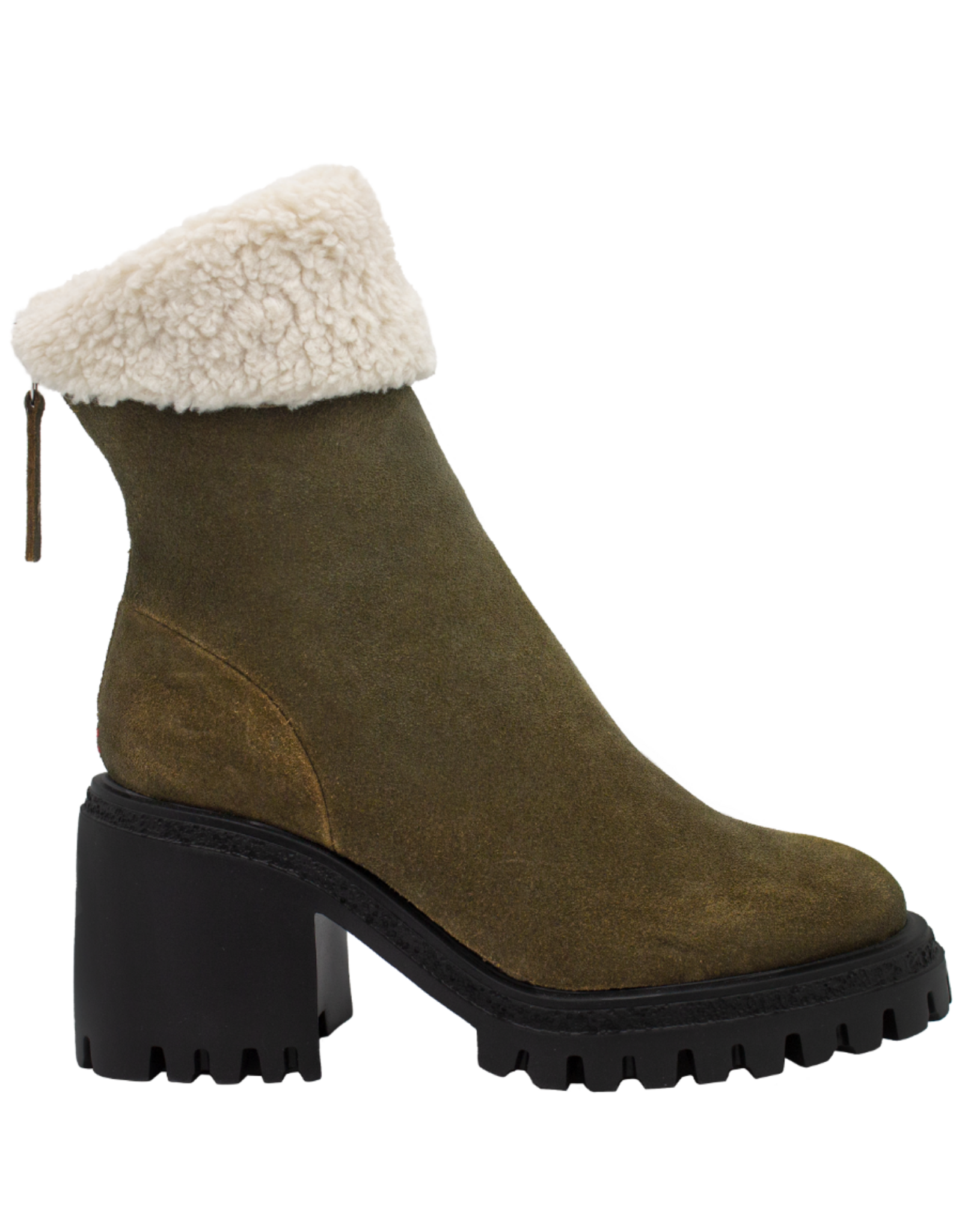 Halmanera Halmanera H50X Brown Suede Fold Down Wool Lined Tread 1013