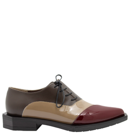 LeBohemien LeBohemien LB3N Red Multi Asymmetric Oxford YaYa