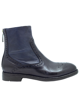 LeMargo LeMargo LE4K Blue Flat Boot With Stretch Calf Saba