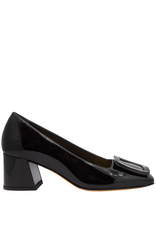 MaraBini MaraBini M12W Black Pump W/ Square Buckle 1028
