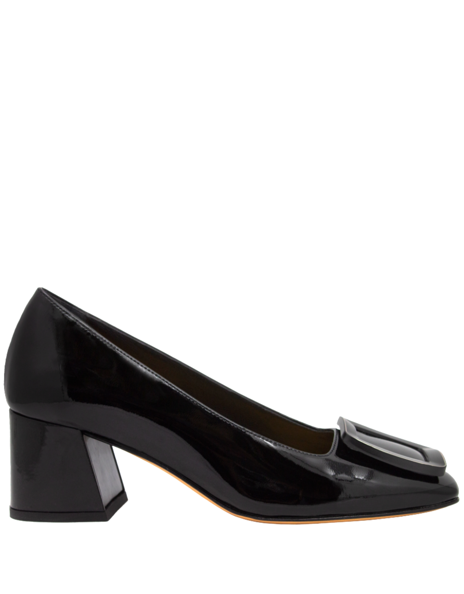 MaraBini MaraBini M12W Black Pump W/ Square Buckle 1028