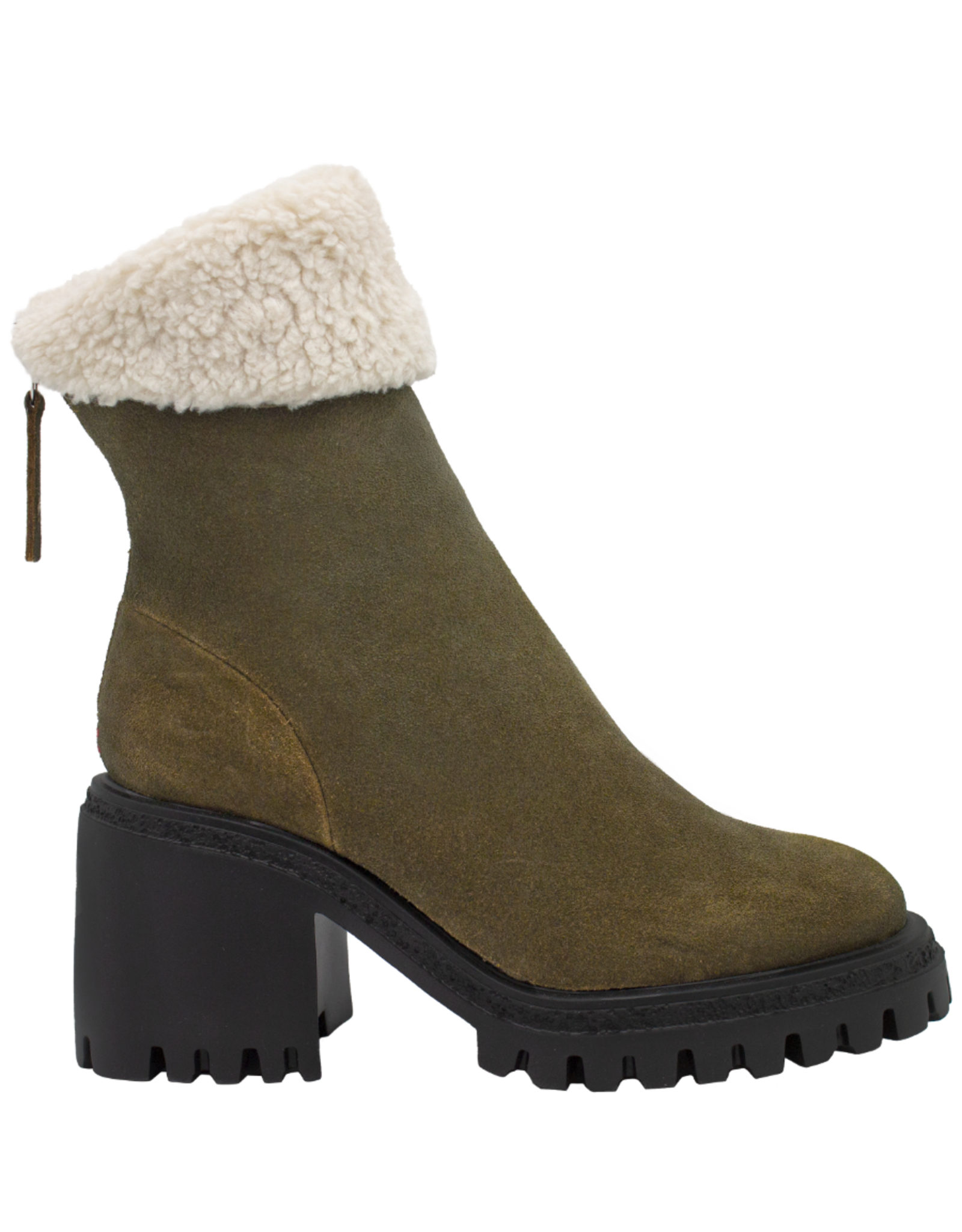 Halmanera Halmanera H50X Brown Suede Fold Down Wool Lined Tread 1013