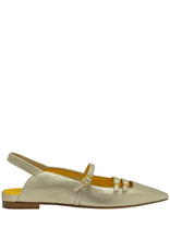MaraBini MaraBini M12Q Gold Buckled Mary Jane Sling 1024