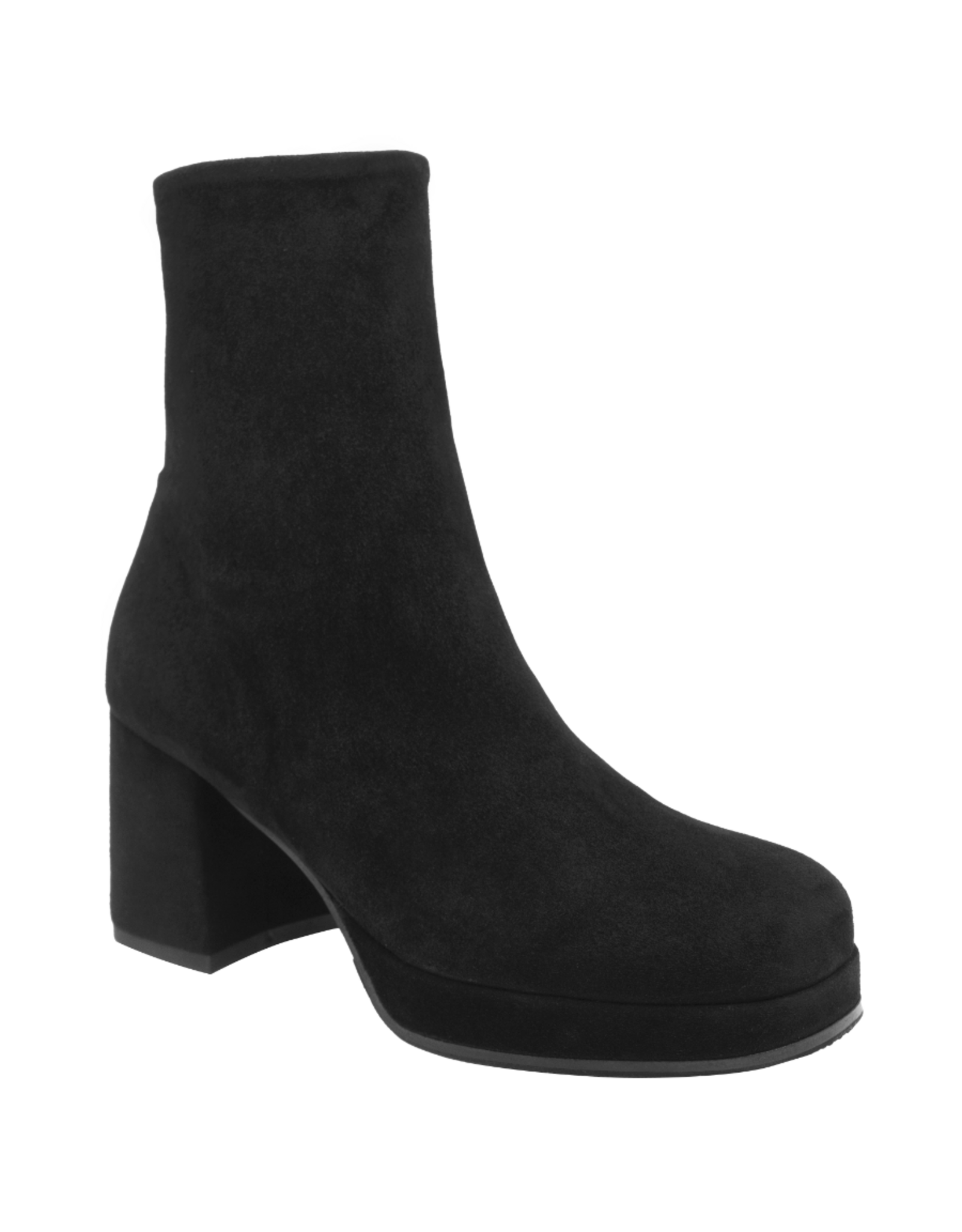 Masiero Masiero LM1E Black Suede Platform Boot Malia