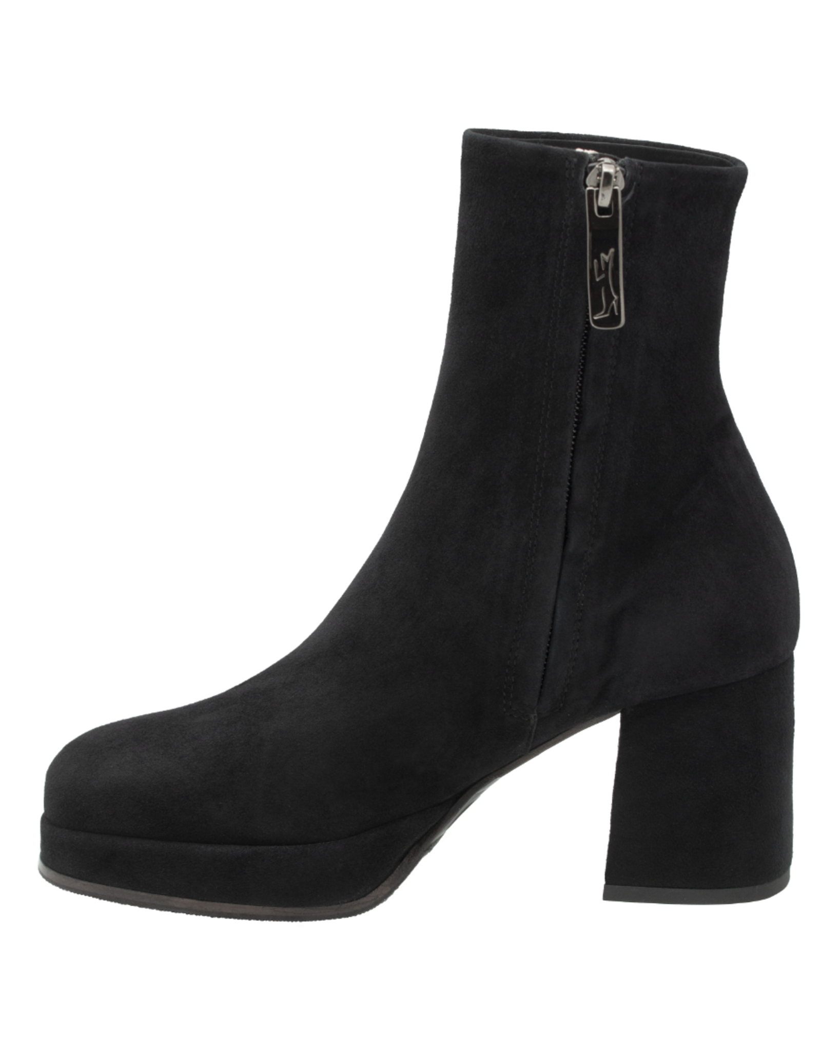 Masiero Masiero LM1E Black Suede Platform Boot Malia