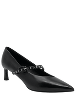 Halmanera Halmanera H50K Black Glaze Pointed Mary Jane 1006