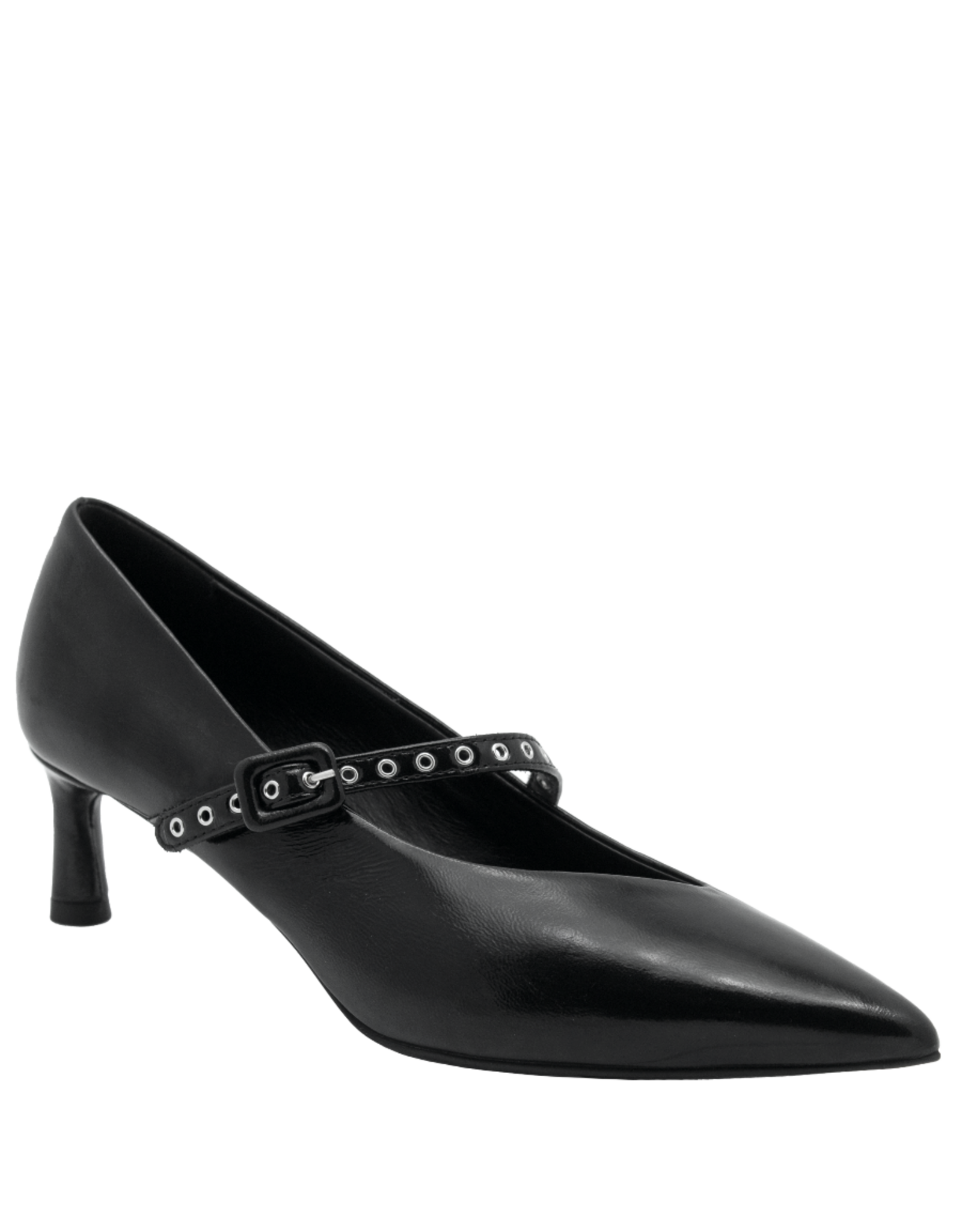 Halmanera Halmanera H50K Black Glaze Pointed Mary Jane 1006