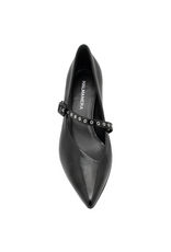 Halmanera Halmanera H50K Black Glaze Pointed Mary Jane 1006