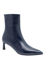 Halmanera Halmanera H50M Navy  Glaze Point Toe Boot 1007