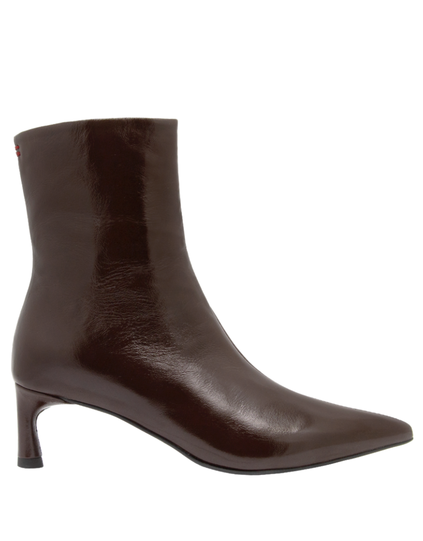 Halmanera Halmanera H50L Brown Glaze Point Toe Boot 1007