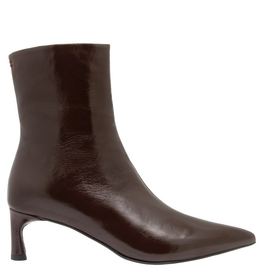 Halmanera Halmanera H50L Brown Glaze Point Toe Boot 1007