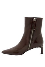 Halmanera Halmanera H50L Brown Glaze Point Toe Boot 1007