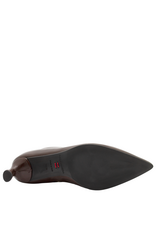 Halmanera Halmanera H50L Brown Glaze Point Toe Boot 1007