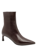 Halmanera Halmanera H50L Brown Glaze Point Toe Boot 1007