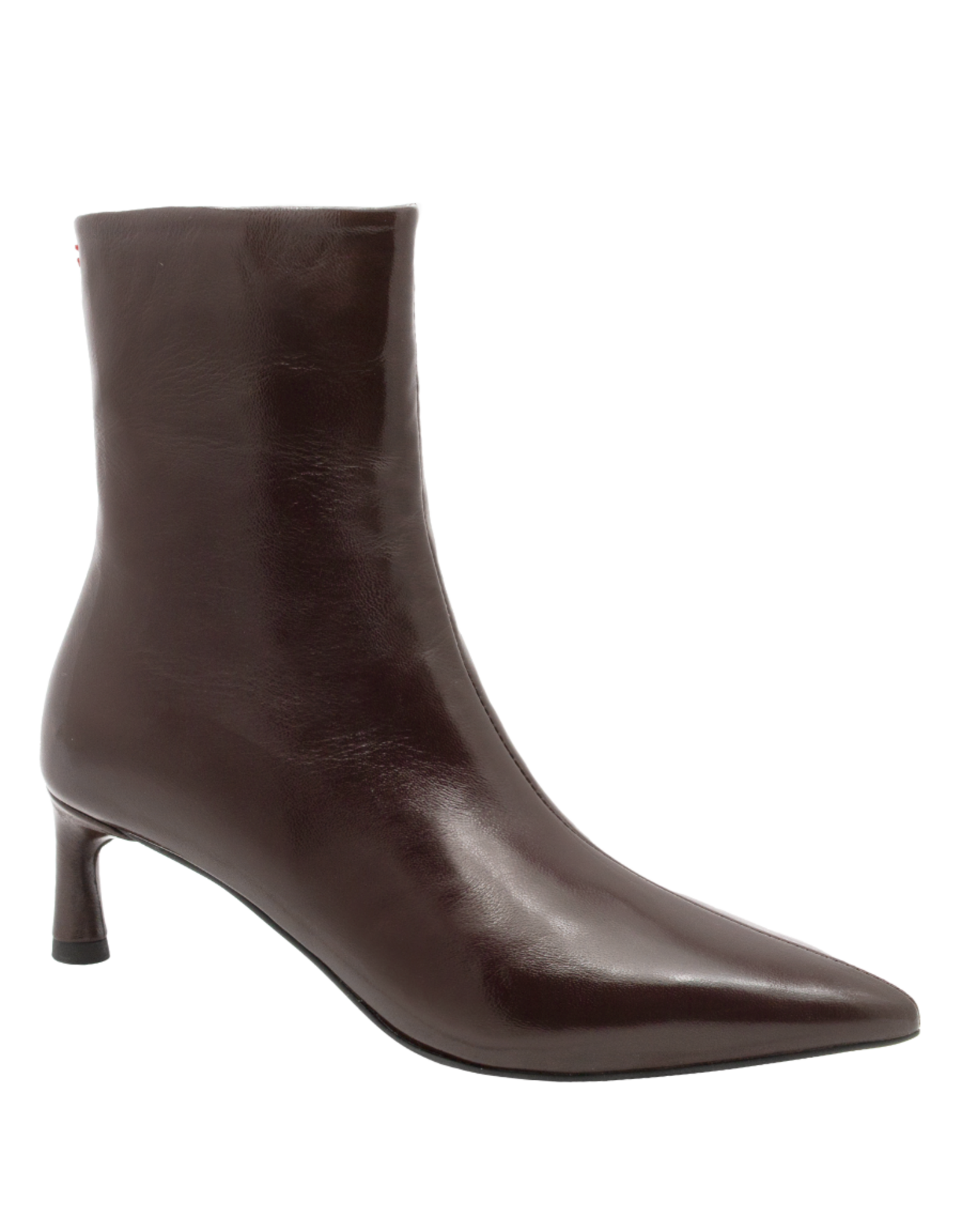 Halmanera Halmanera H50L Brown Glaze Point Toe Boot 1007
