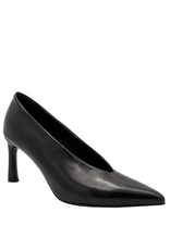 Halmanera Halmanera H50N Black Glaze High Heel Pump 1008