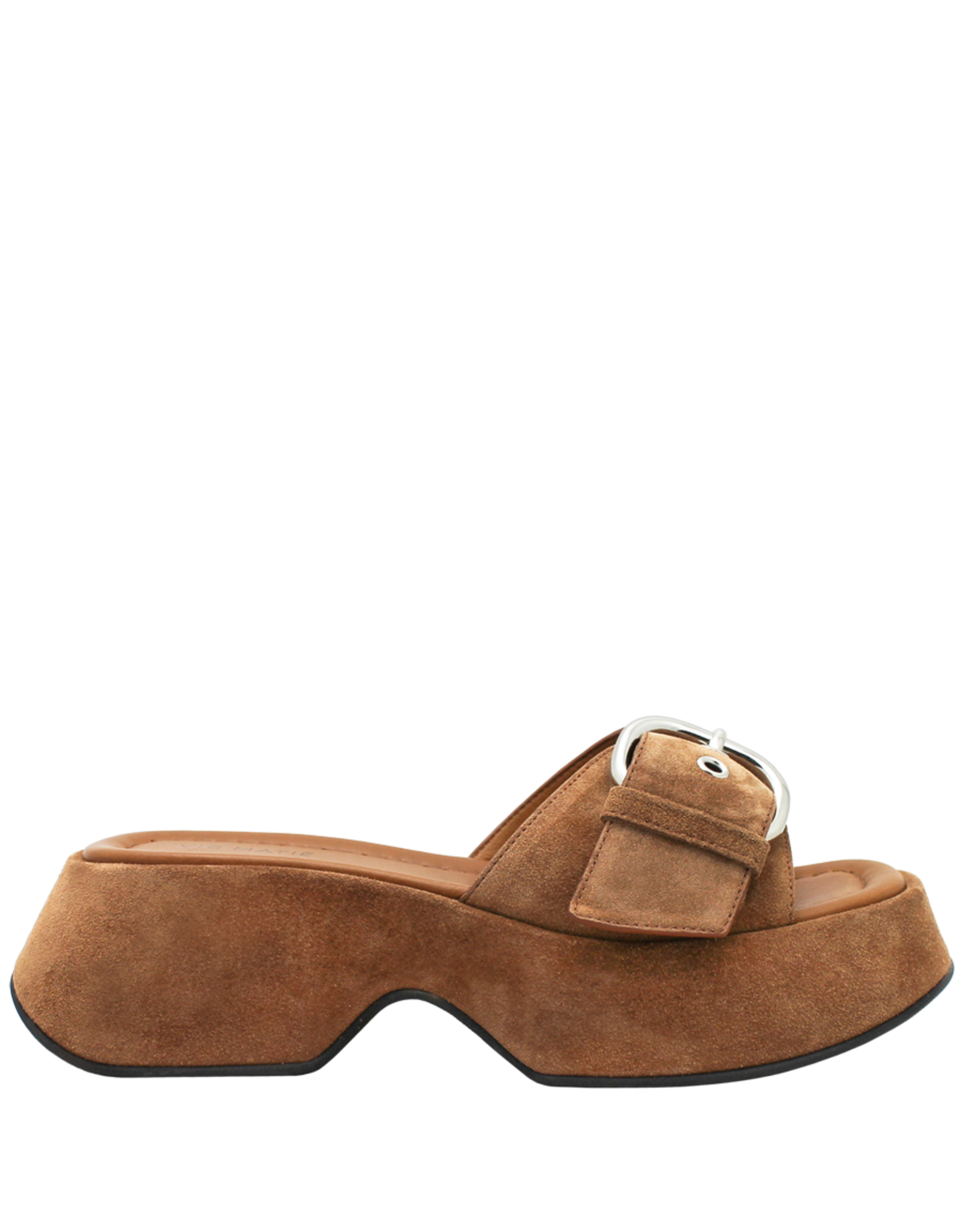 VicMatie VM80Q Camel Buckled Dr Schol Platform 1510