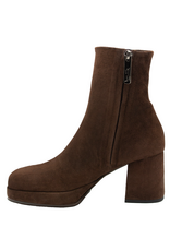 Masiero Masiero LM1F Brown Suede Platform Boot Malia