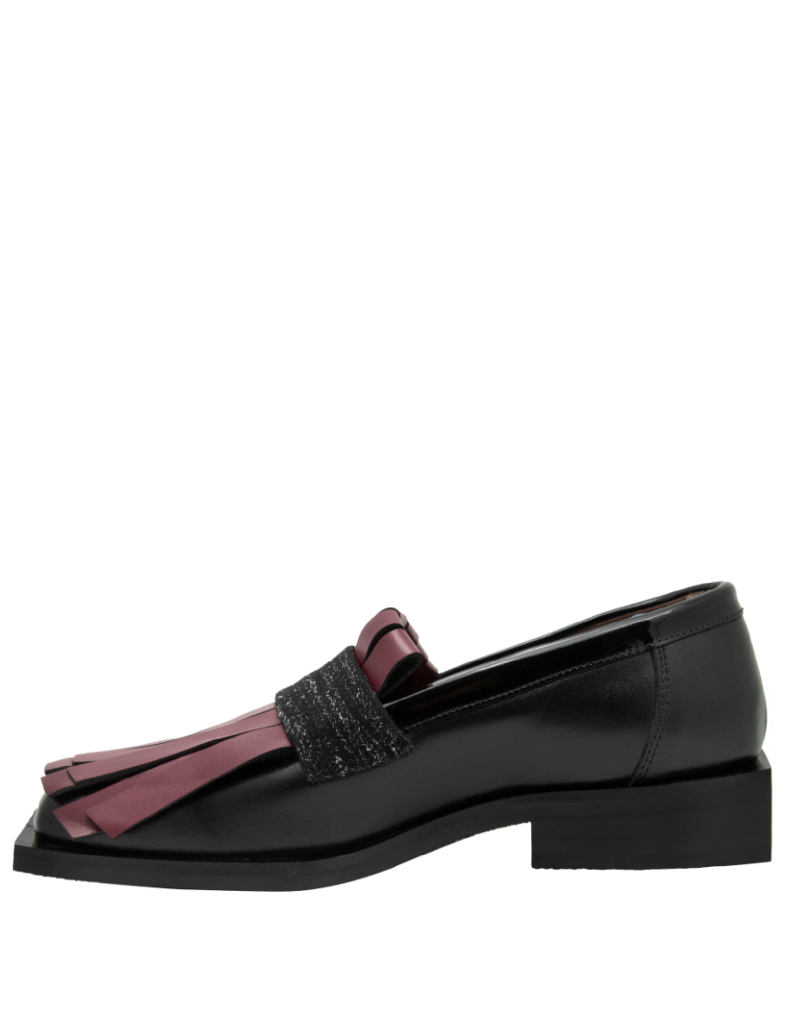 LeBohemien LeBohemien B3B Black Loafer With Red Kiltie DaDa