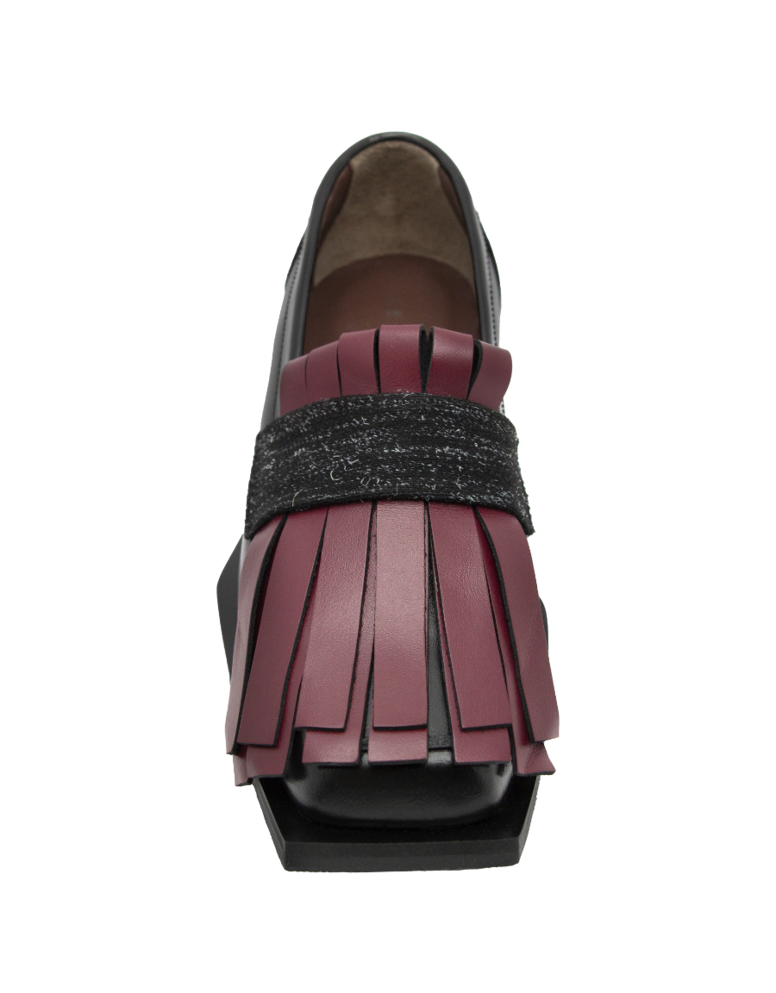 LeBohemien LeBohemien B3B Black Loafer With Red Kiltie DaDa