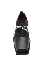 LeBohemien LeBohemien LB3H Black Tec Oxford With Toe Cap Toffee