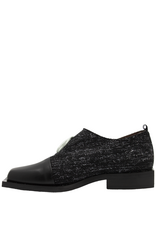 LeBohemien LeBohemien LB3H Black Tec Oxford With Toe Cap Toffee