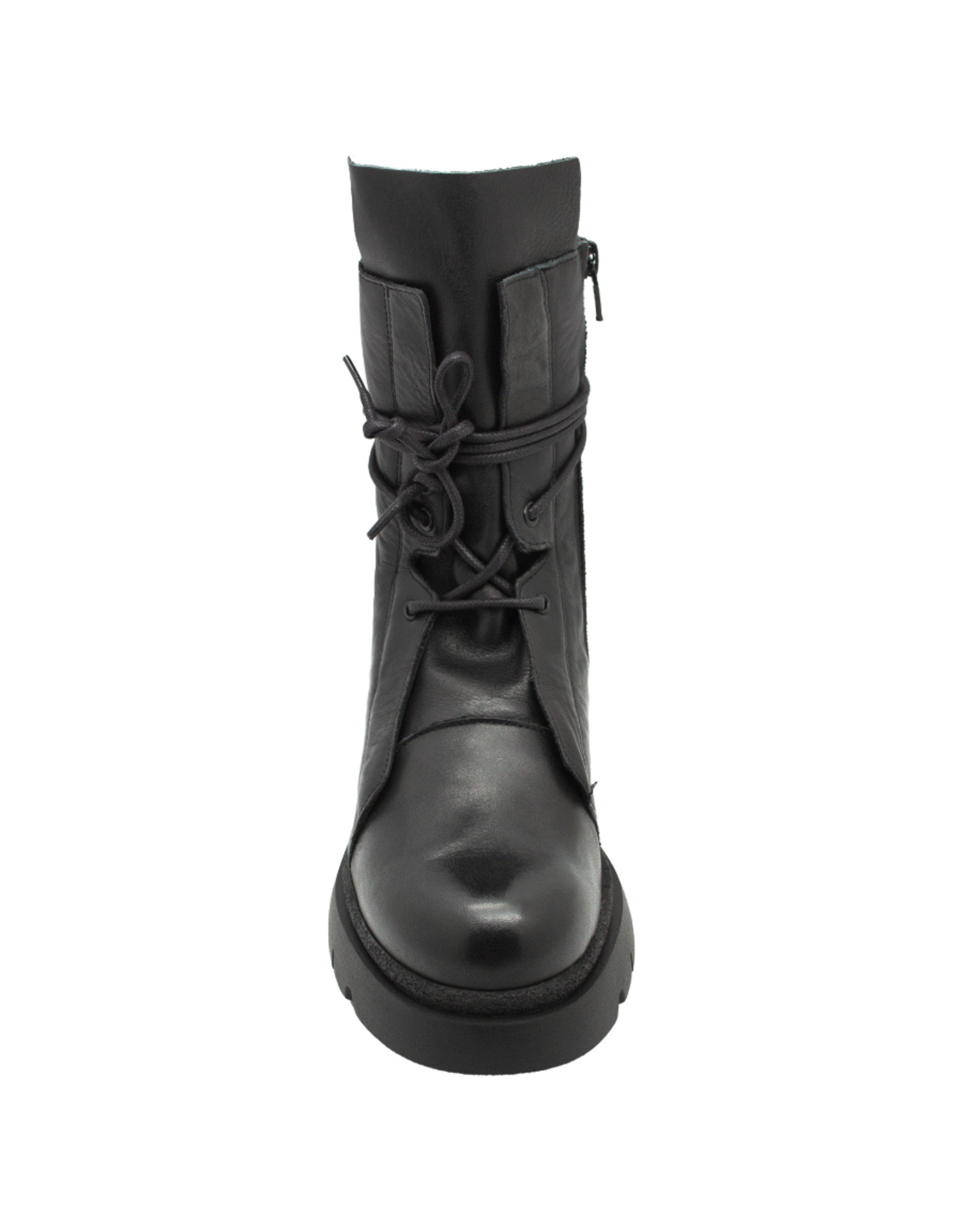 Anise Anise AS5D Black Lace-Up Tread Sole Niky