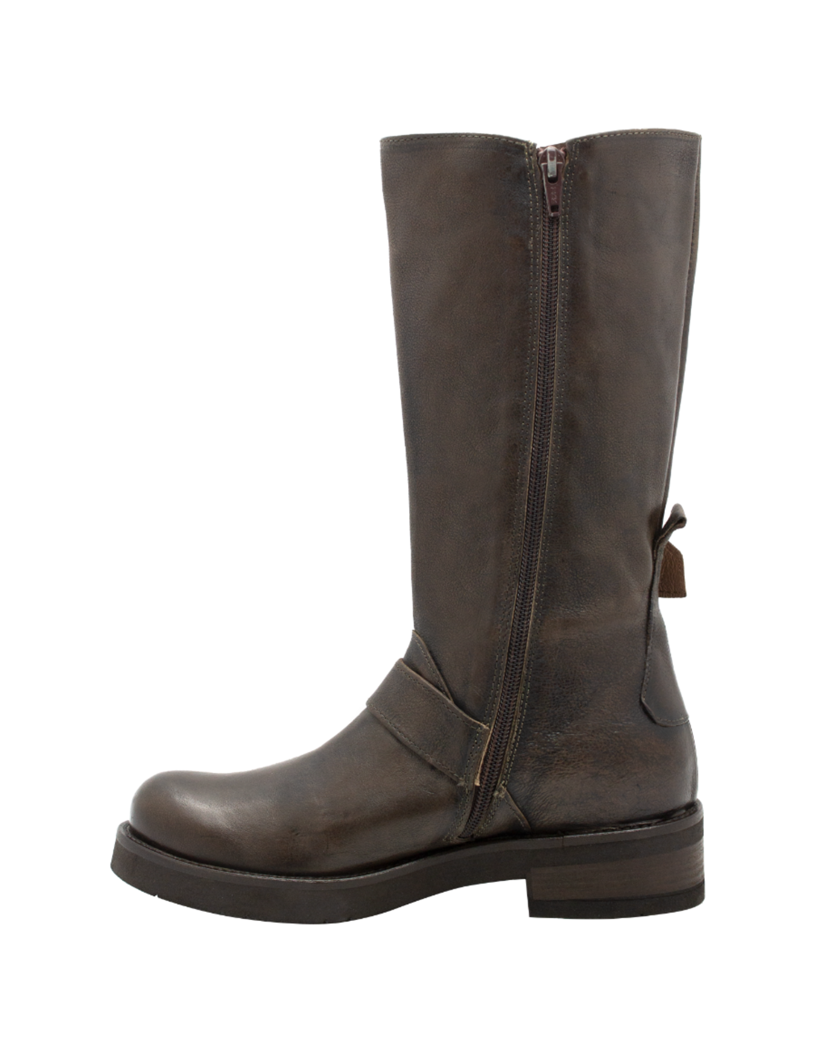 Anise Anise AS5H Brown Mid Calf With Buckle Detail Nion