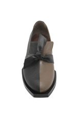 LeBohemien LeBohemien B3D Black With Taupe Loafer With Tie Hope