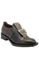 LeBohemien LeBohemien LB3C Brown /Black Laser/Taupe Buckle Shoe HeHe