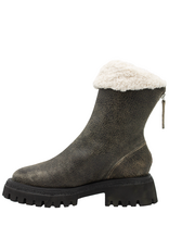 Halmanera Halmanera H50S Brown Retro / Wool Back Zip Boot Tread Sole 1010