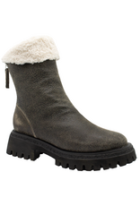 Halmanera Halmanera H50S Brown Retro / Wool Back Zip Boot Tread Sole 1010