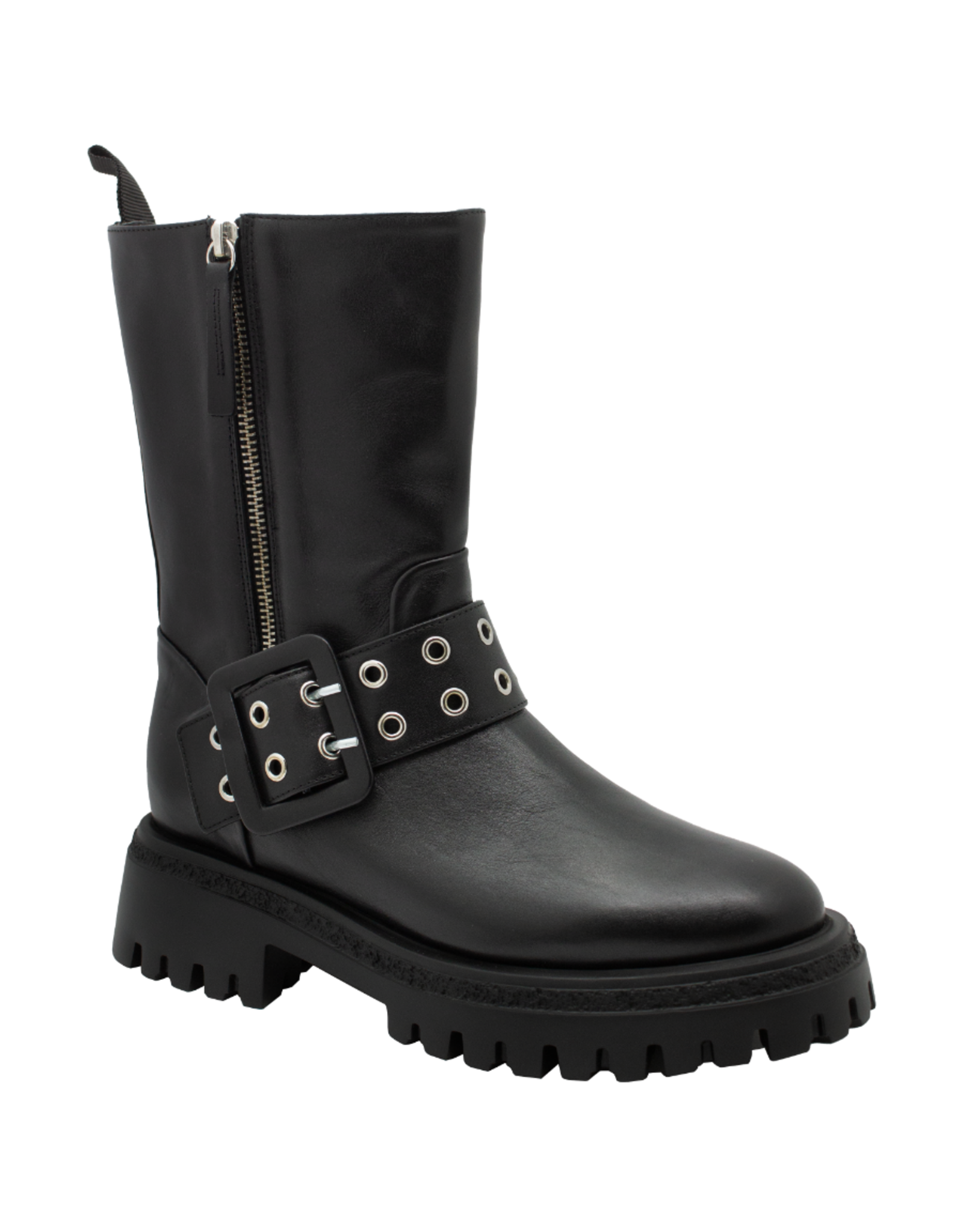 Halmanera Halmanera H50V Black Calf MIdCalf Moto Tread 1012