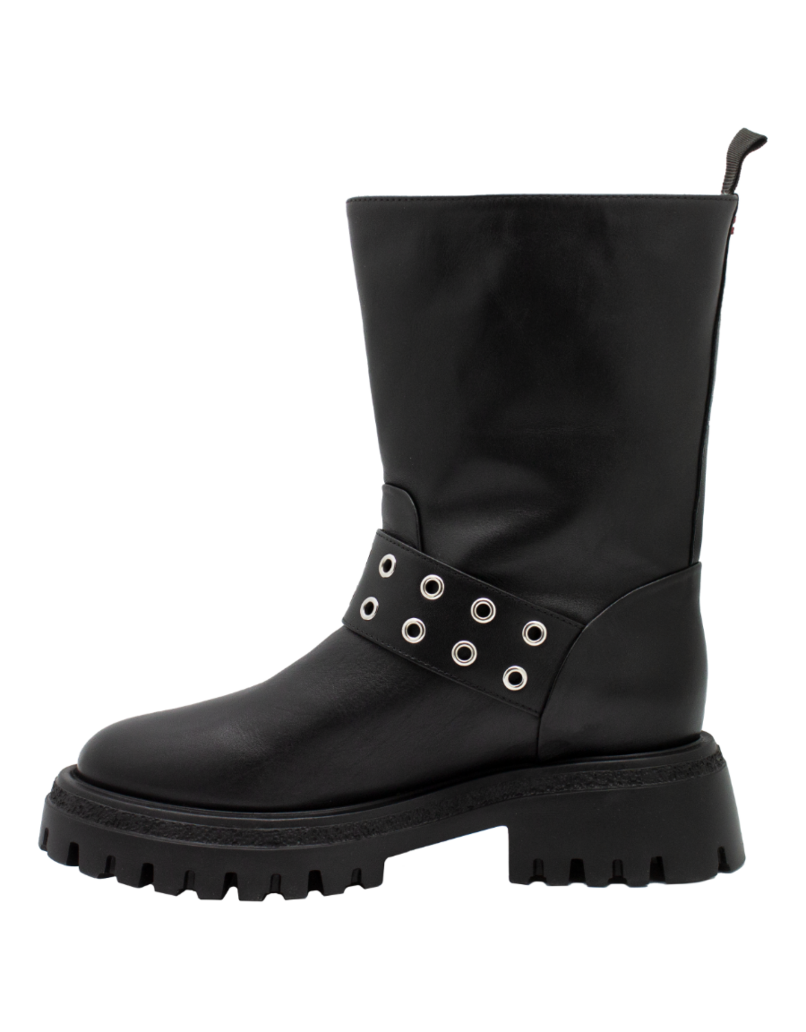 Halmanera Halmanera H50V Black Calf MIdCalf Moto Tread 1012