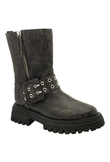 Halmanera Halmanera H50U Brown Retro MIdCalf Moto Tread 1012