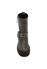 Halmanera Halmanera H50U Brown Retro MIdCalf Moto Tread 1012