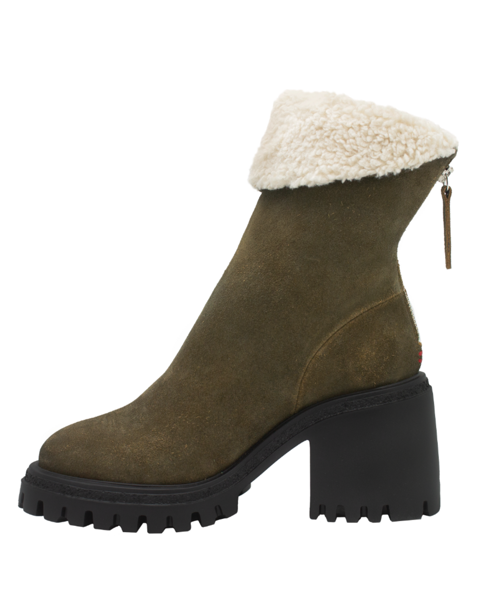 Halmanera Halmanera H50X Brown Suede Fold Down Wool Lined Tread 1013