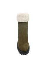 Halmanera Halmanera H50X Brown Suede Fold Down Wool Lined Tread 1013