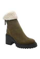 Halmanera Halmanera H50X Brown Suede Fold Down Wool Lined Tread 1013