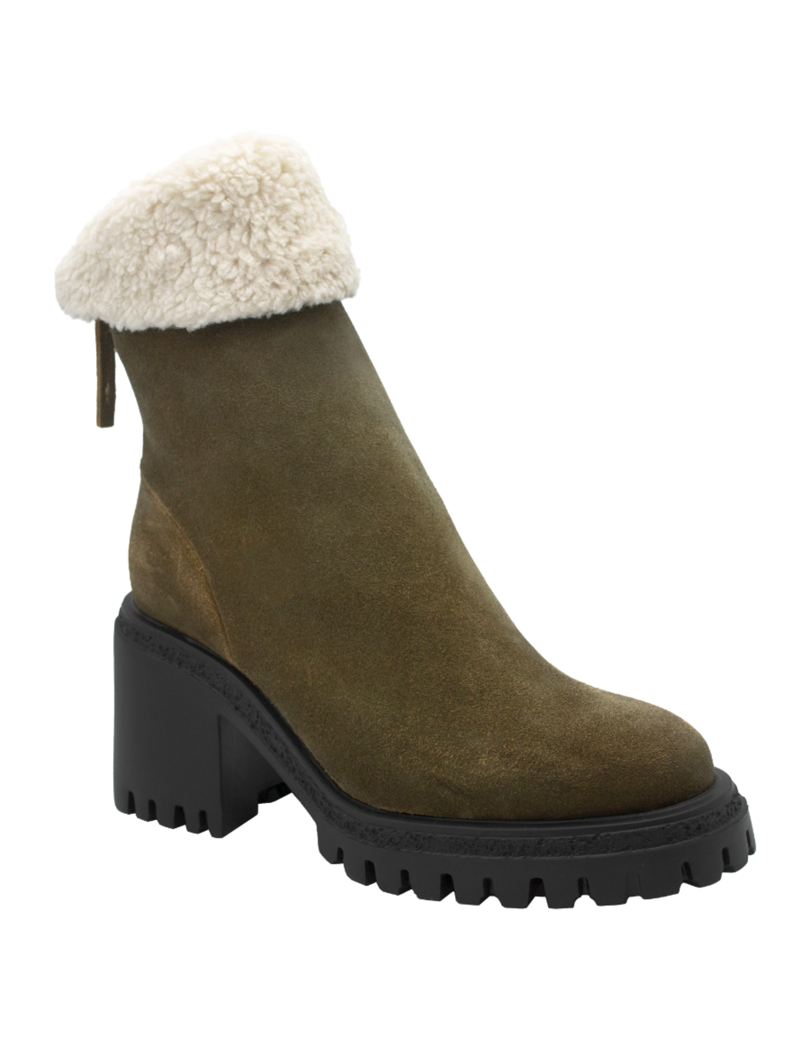 Halmanera Halmanera H50X Brown Suede Fold Down Wool Lined Tread 1013