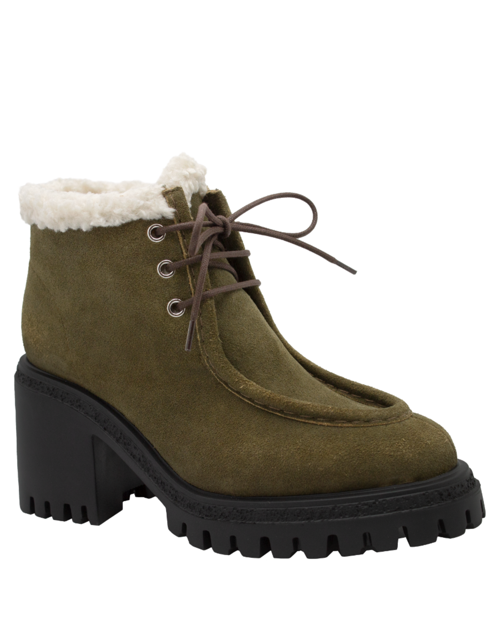 Halmanera Halmanera H50Y Brown Suede Lace-Up Wool Lining 1014