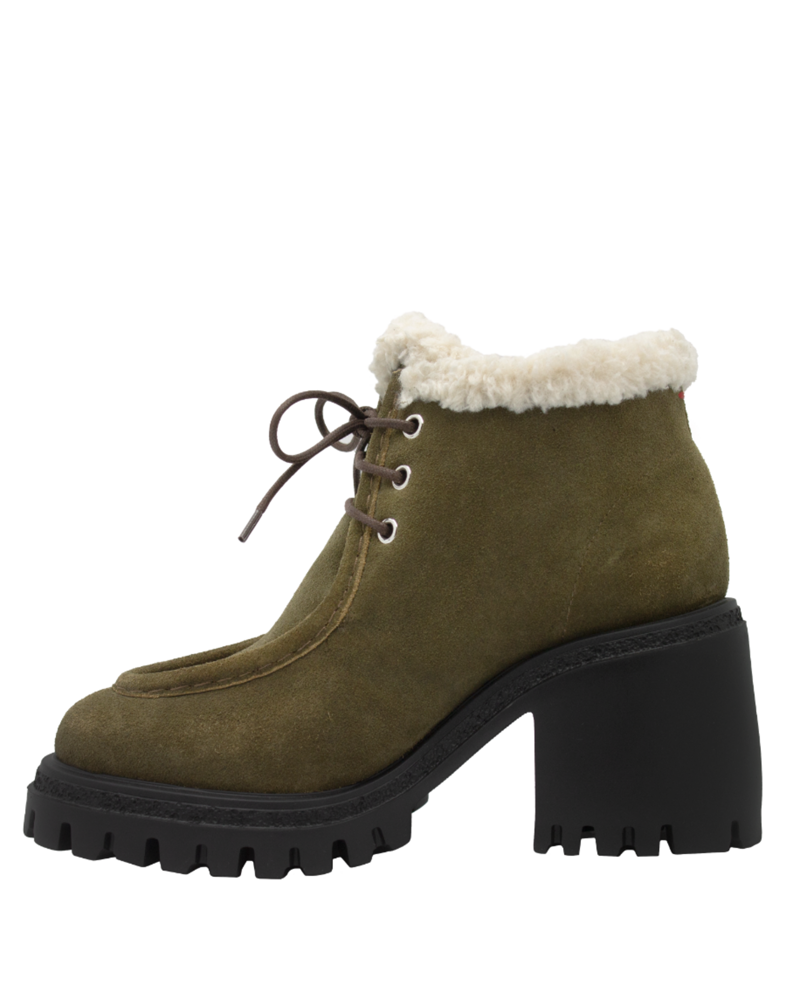 Halmanera Halmanera H50Y Brown Suede Lace-Up Wool Lining 1014