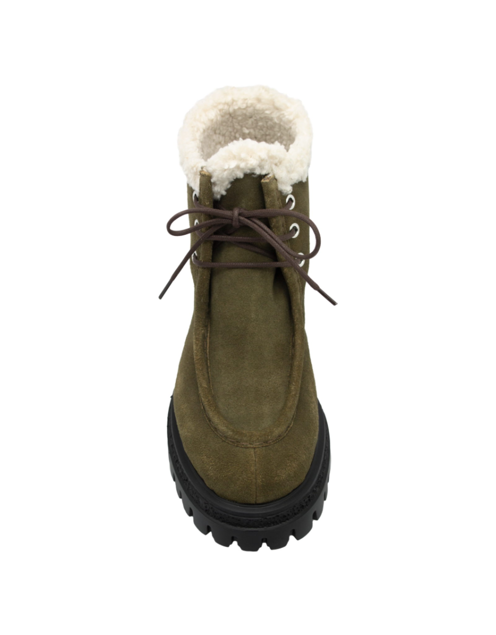 Halmanera Halmanera H50Y Brown Suede Lace-Up Wool Lining 1014