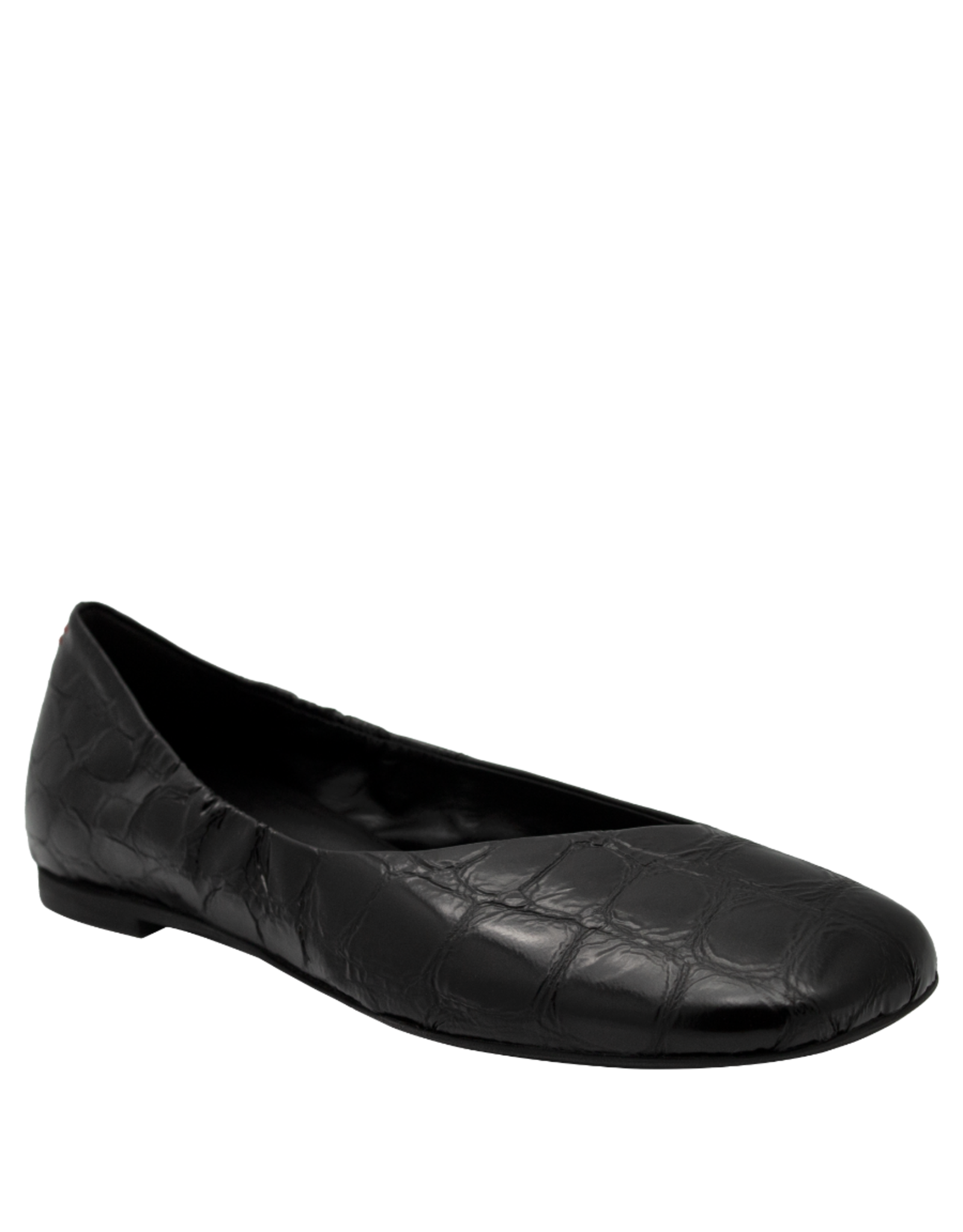 Halmanera Halmanera H51 Black Croco Asymmetric  Ballerina 1015