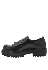 History541 History HF3J Black Kiltie Loafer Tread Sole Irma