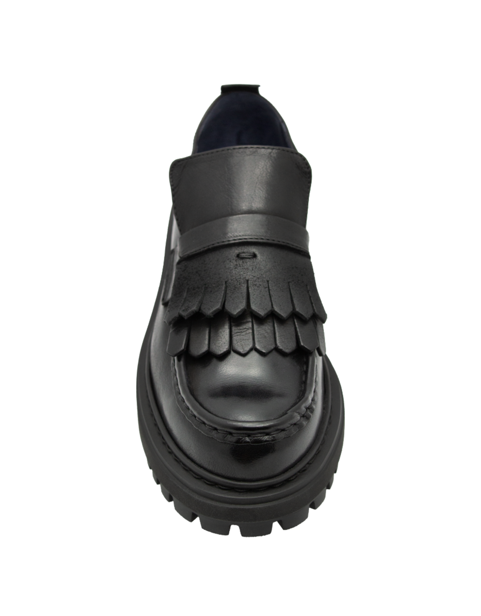 History541 History HF3J Black Kiltie Loafer Tread Sole Irma