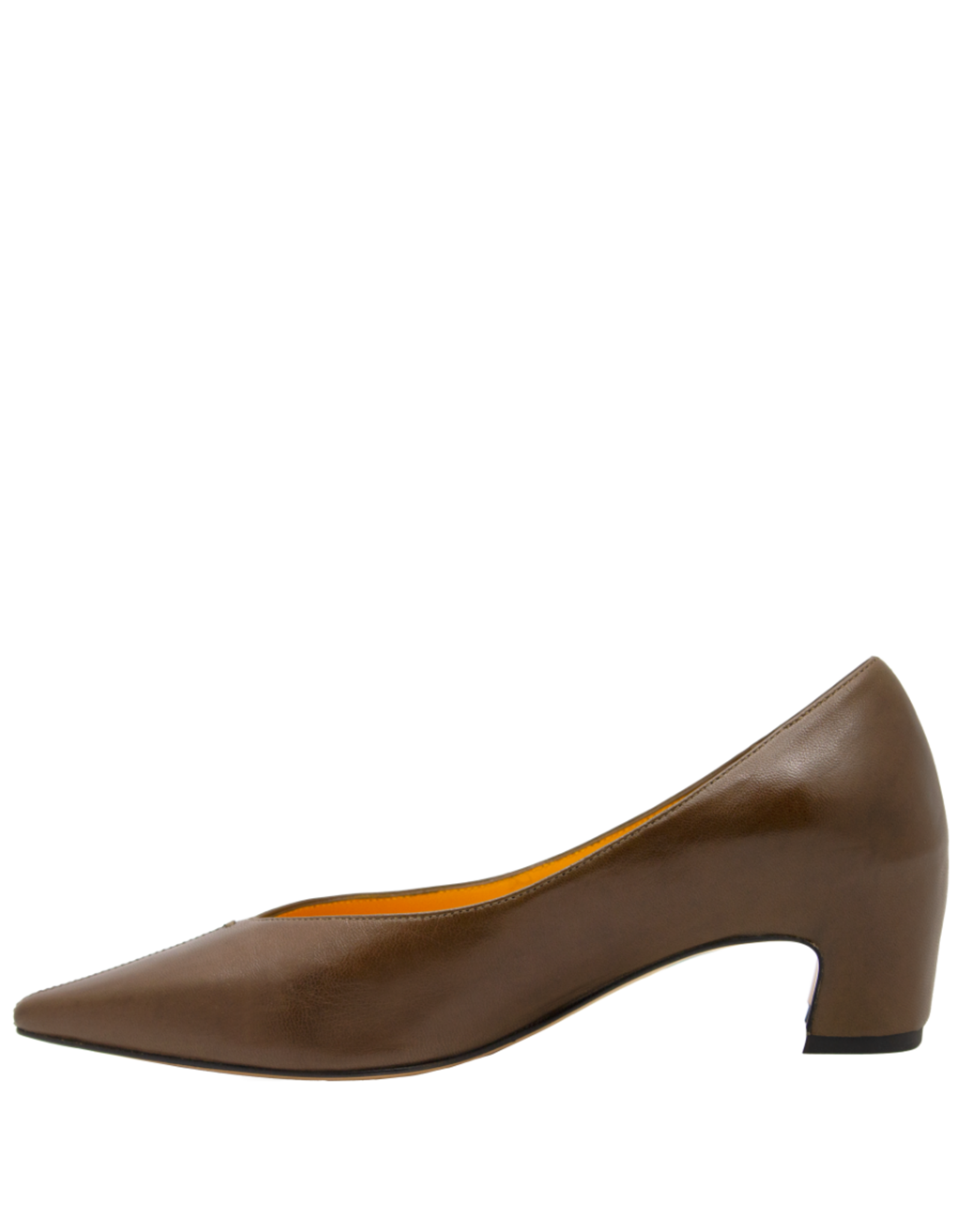 MaraBini MaraBini M13N Brown Kitten Heel Pump 1038