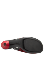 Halmanera Halmanera H51A Black/Red Laser Sling Pump 1016