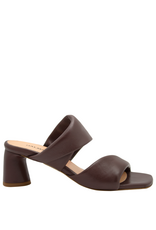 Halmanera Halmanera H51B Brown Double Strap Mule 1017